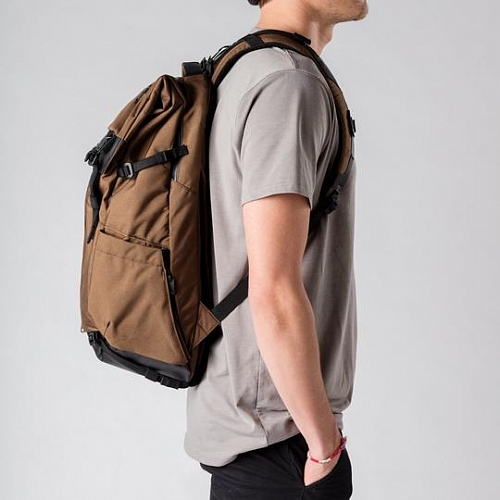  Boundary Prima System Modular Travel Backpack Brown