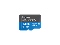  Lexar Professional 663x VIDEO micro SDXC UHS-I 128GB  -  
