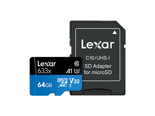  Lexar Professional 663x VIDEO micro SDXC UHS-I 64 GB  -  