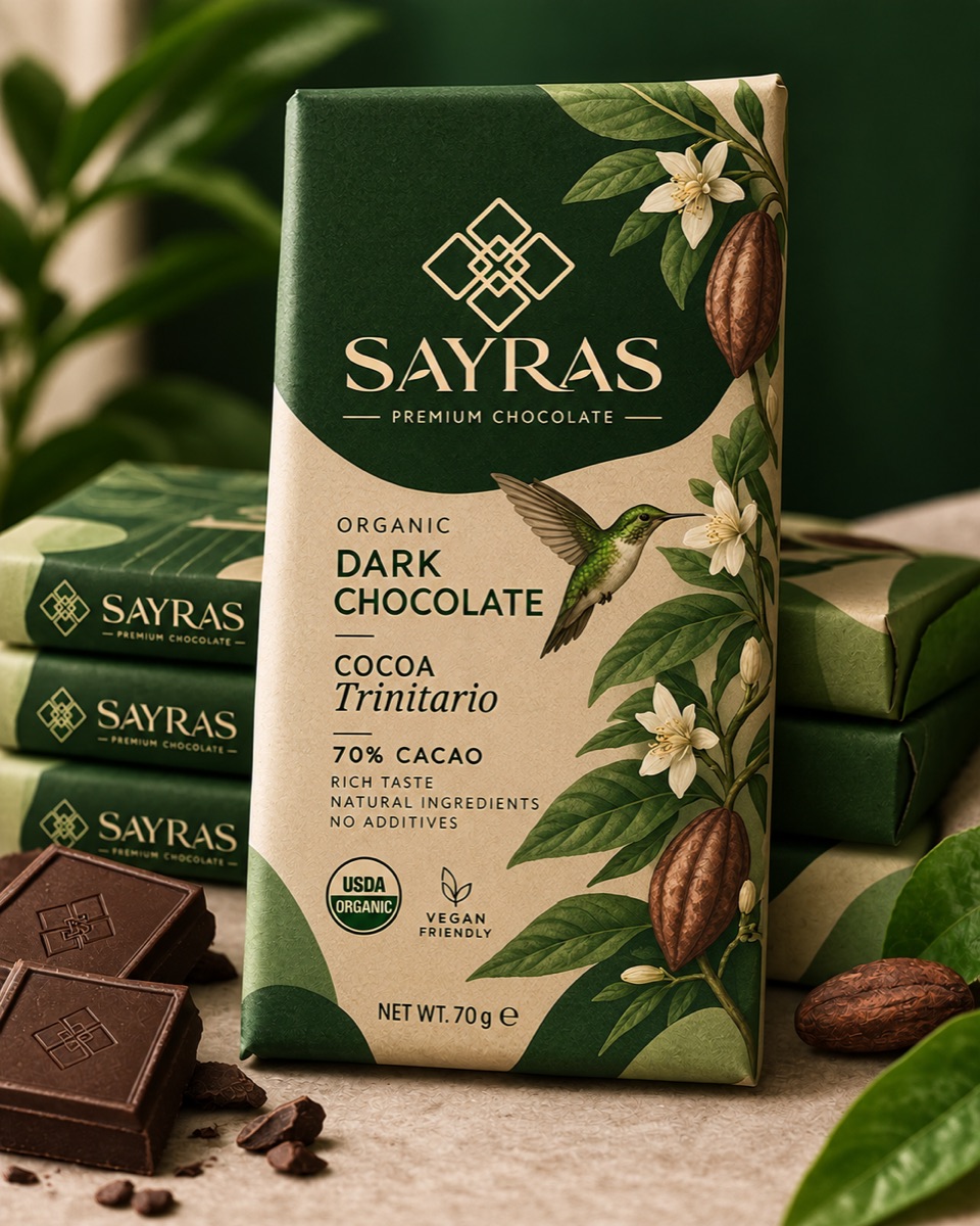 SAYRAS Trinitario — колибри SAYRAS Trinitario — колибри — демонстрационная упаковка